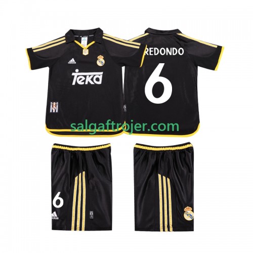 Real Madrid REDONDO 6 1999 2001 Fodboldtrøjer Børn Retro Udebanesæt Kort ærmer Real Madrid REDONDO 6 1999 2001 Fodboldtrøjer Børn Retro Udebanesæt Kort ærmer